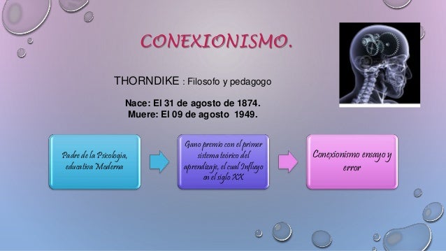 conexionismo psicologia